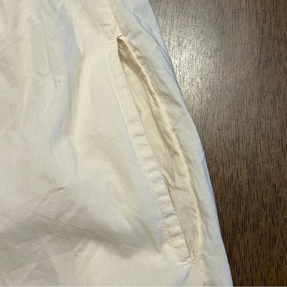 NWT Maeve by Anthropologie Pin-stuck Open Back Elegant Strapless White Dress M - Picture 12 of 13